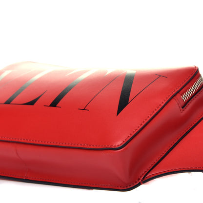 Valentino Garavani Calfskin Mens VLTN Belt Bag Pure Red Black 9 of 9