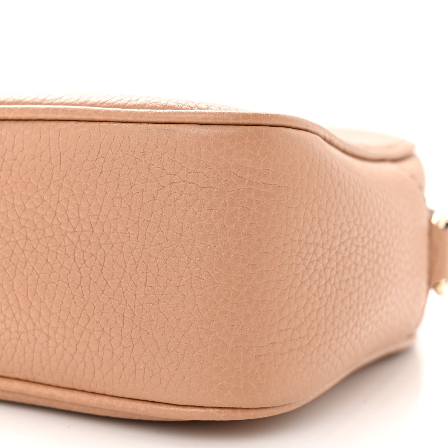 Gucci Pebbled Calfskin Small Soho Disco Bag Camelia 10 of 11