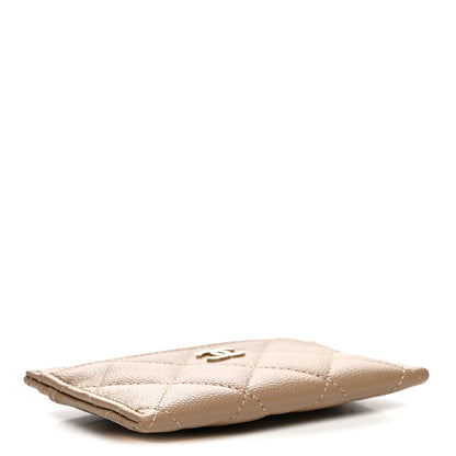 Chanel Caviar Quilted Card Holder Brown 4 of 9