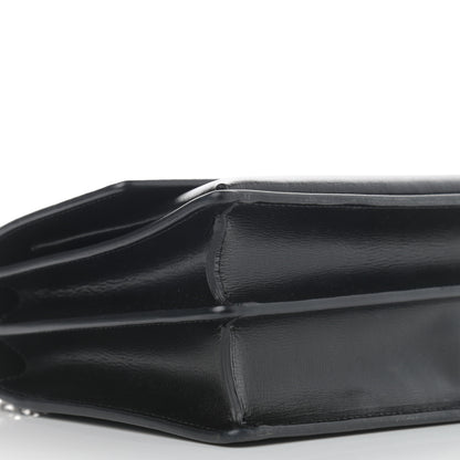 Saint Laurent Calfskin Large Monogram Sunset Black 9 of 13