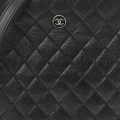 Chanel Aged Calfskin Quilted Crossbody Bag Black 8 of 11