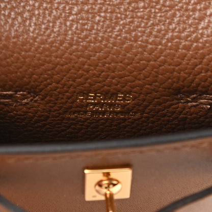 Hermes Tadelakt Mini Kelly Twilly Bag Charm Alezan 5 of 7