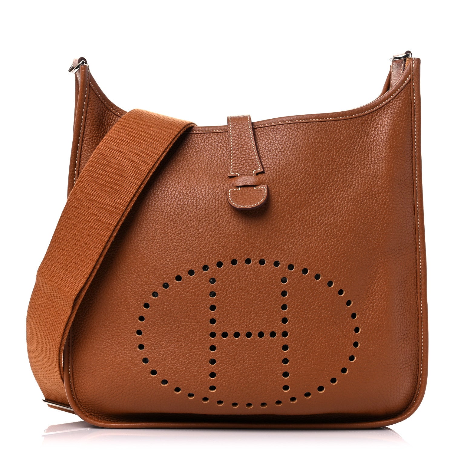 Hermes Taurillon Clemence Evelyne III GM Gold 1 of 13