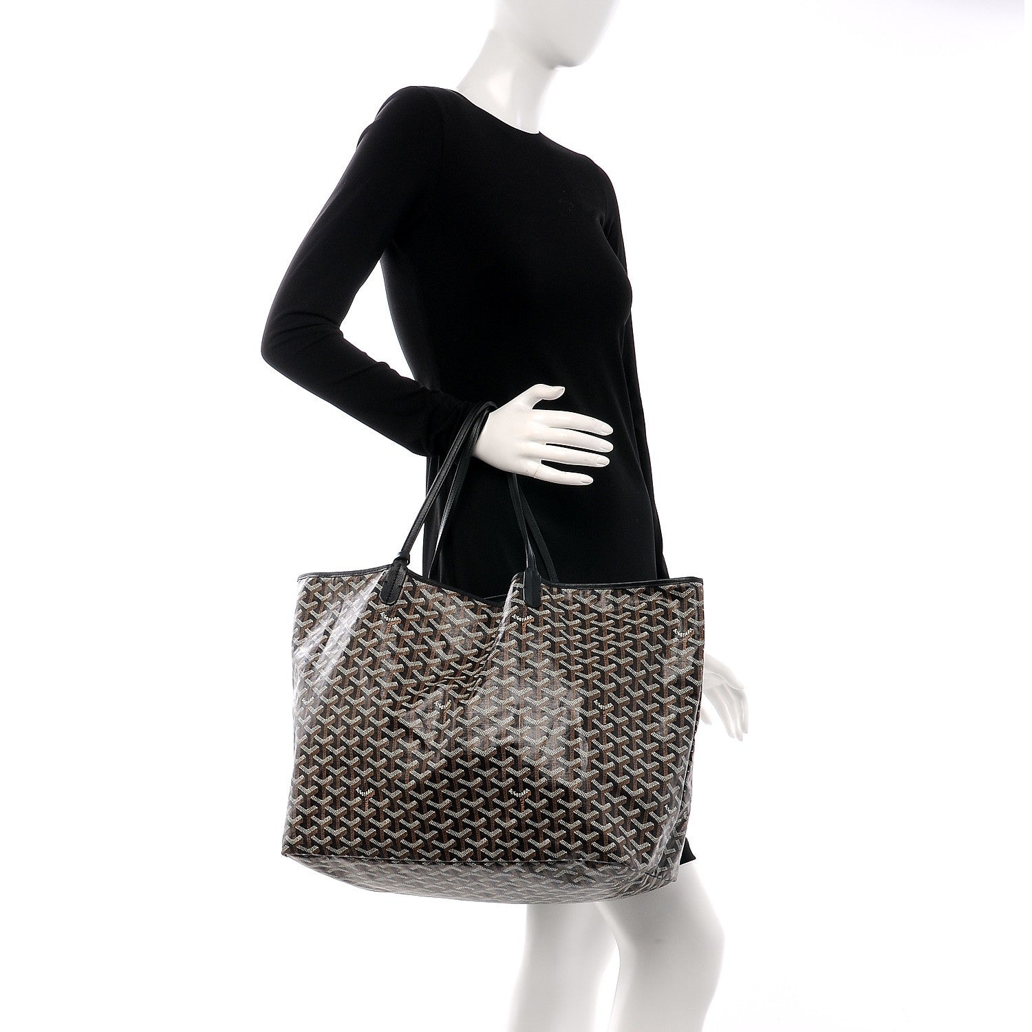 Goyard Goyardine Saint Louis GM Black 2 of 13