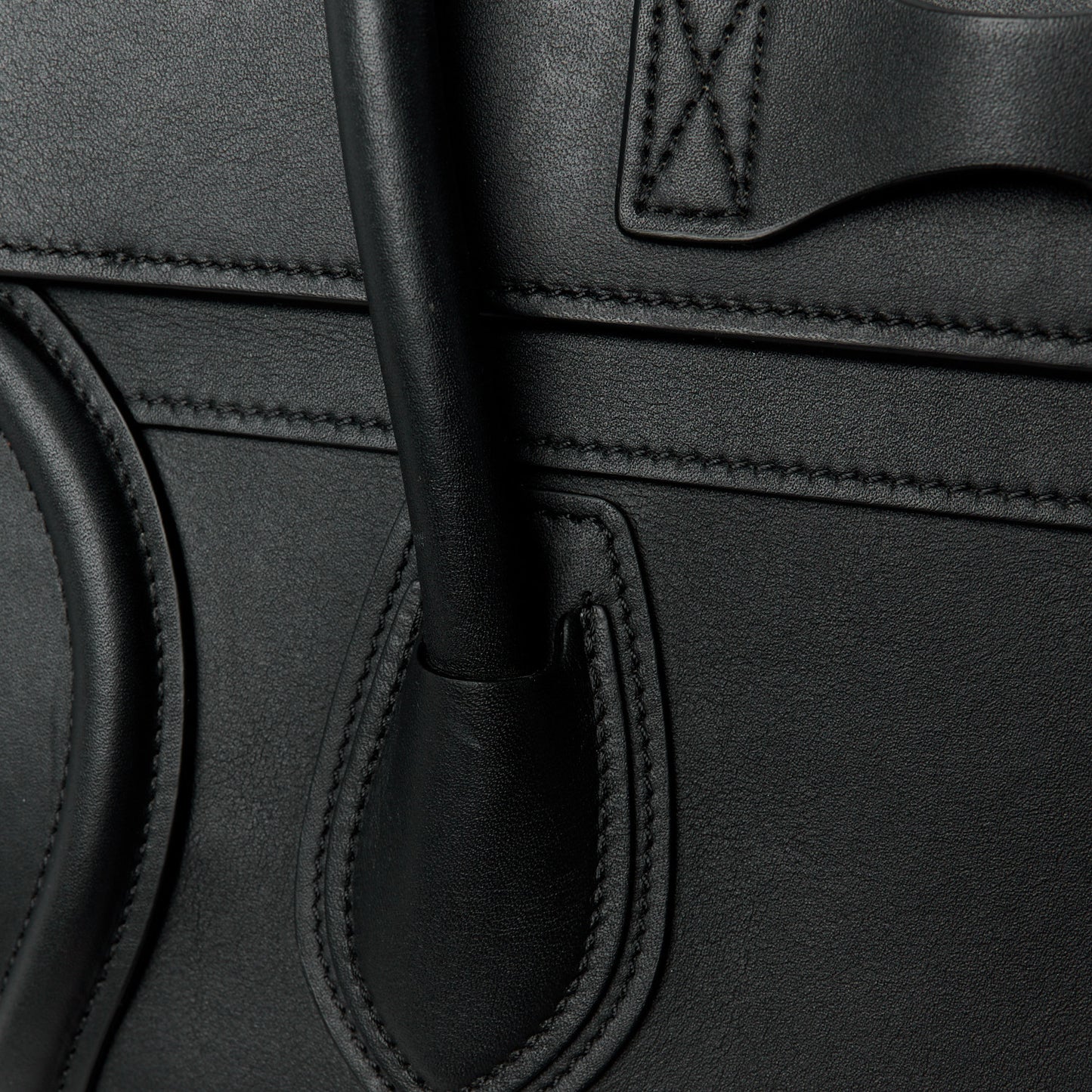 Smooth Calfskin Mini Luggage Black