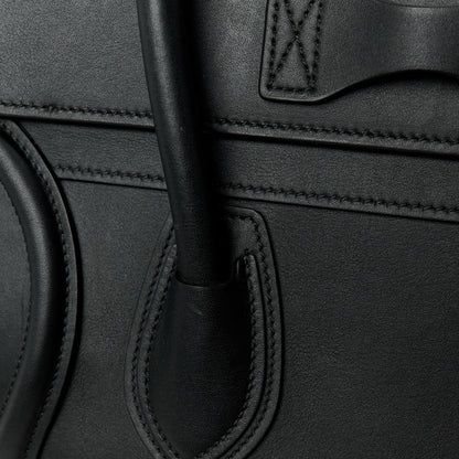 Celine Smooth Calfskin Mini Luggage Black 12 of 12