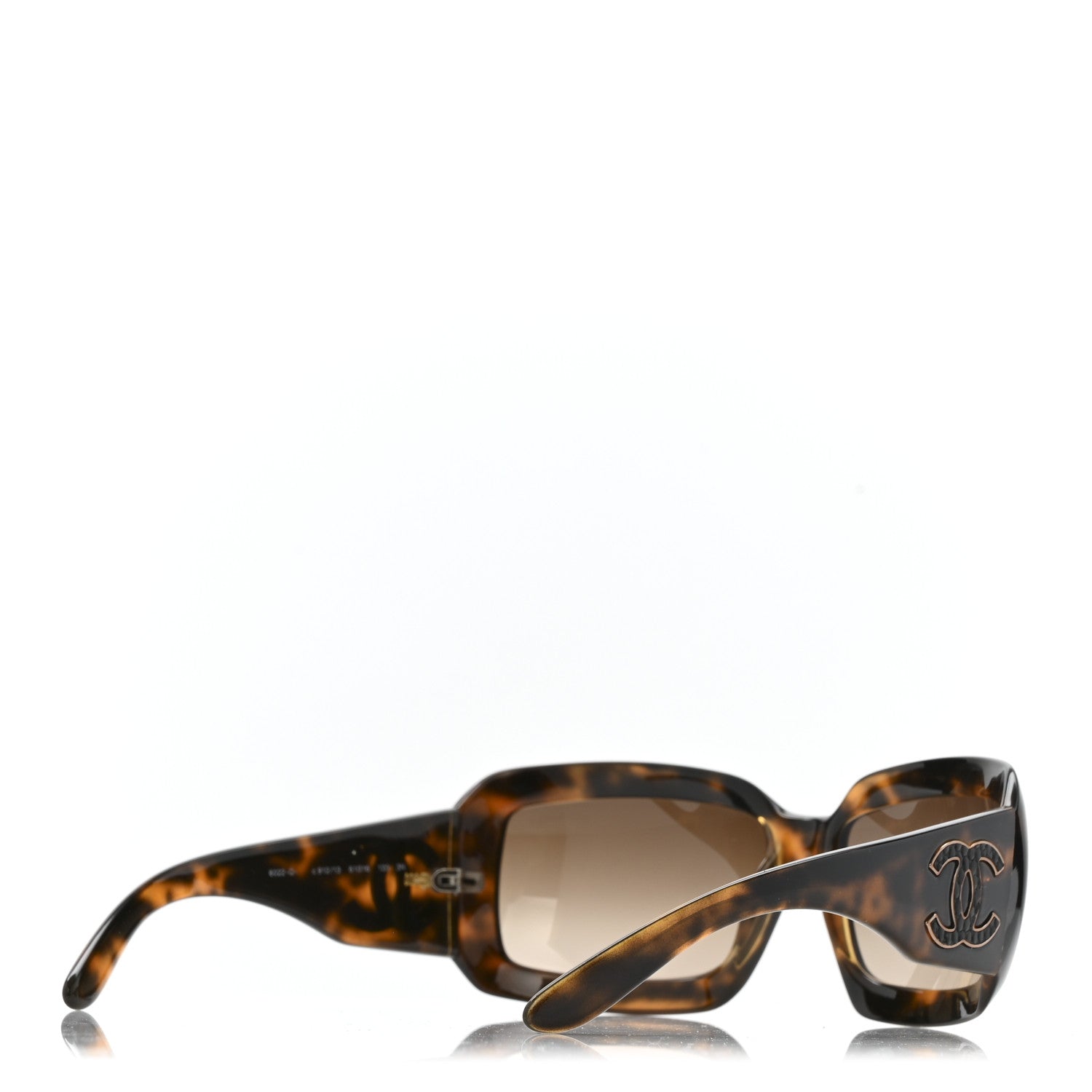 Chanel Oval Sunglasses 6022-Q Tortoise 4 of 8