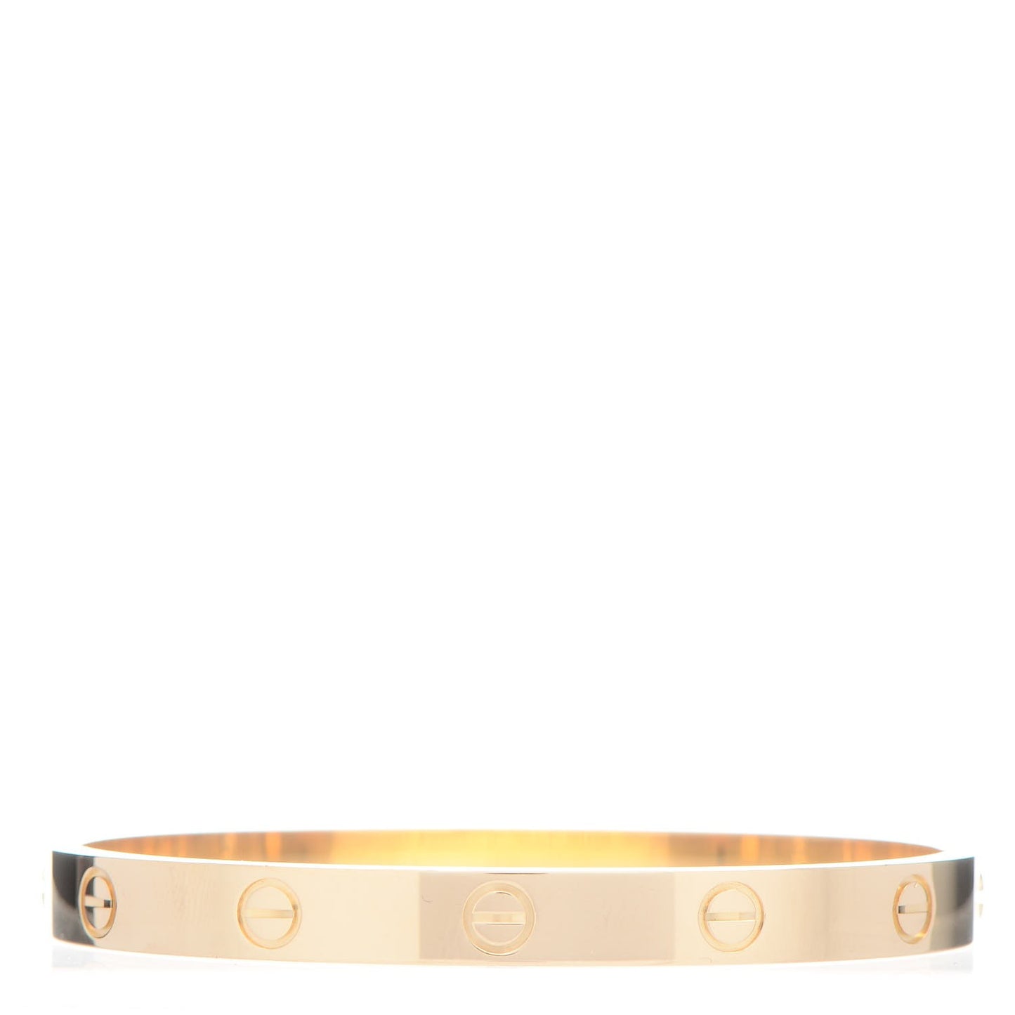 18K Yellow Gold LOVE Bracelet 17