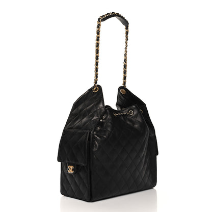 Chanel Caviar Quilted Medium Chanel 25 Handbag Black 4 of 11