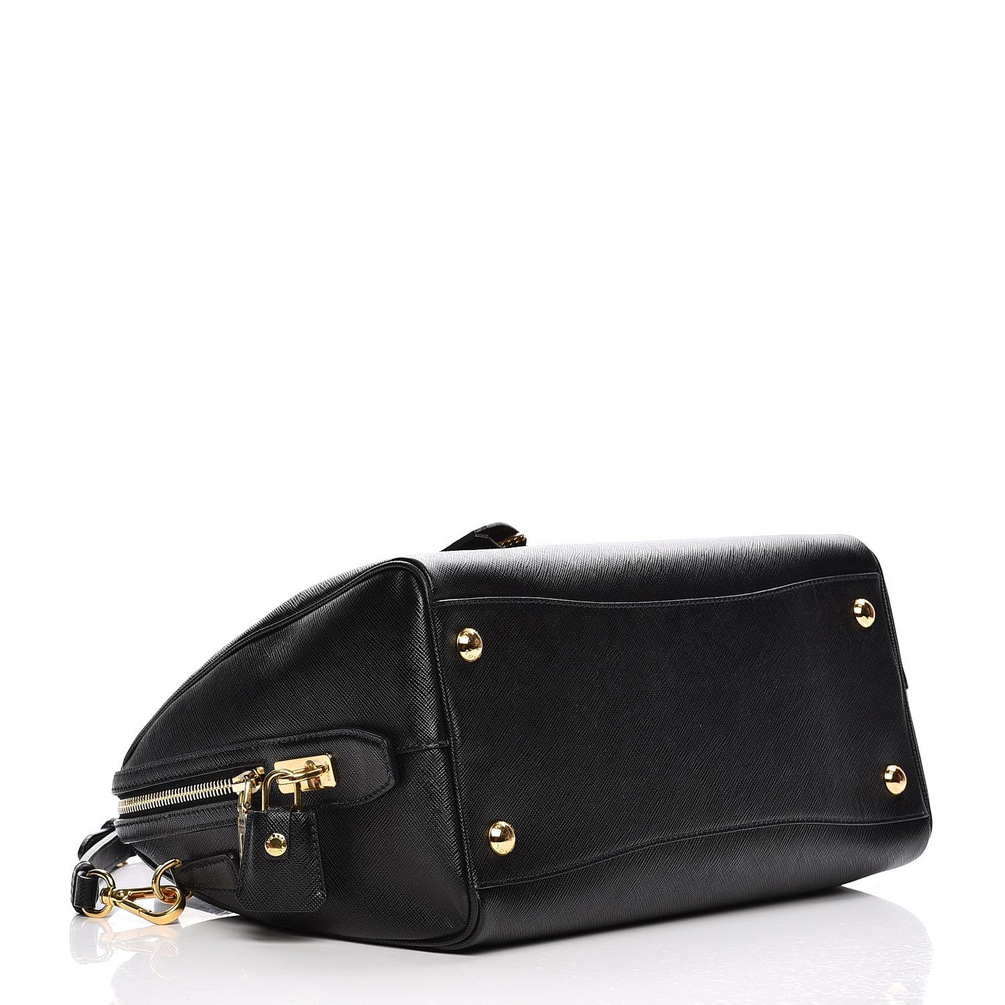 Saffiano Lux Bowler Black