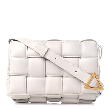Bottega Veneta Nappa Maxi Intreccio Padded Cassette Crossbody Bag Chalk 1 of 9