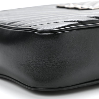 Saint Laurent Calfskin Matelasse Monogram Lou Camera Bag Black 5 of 10