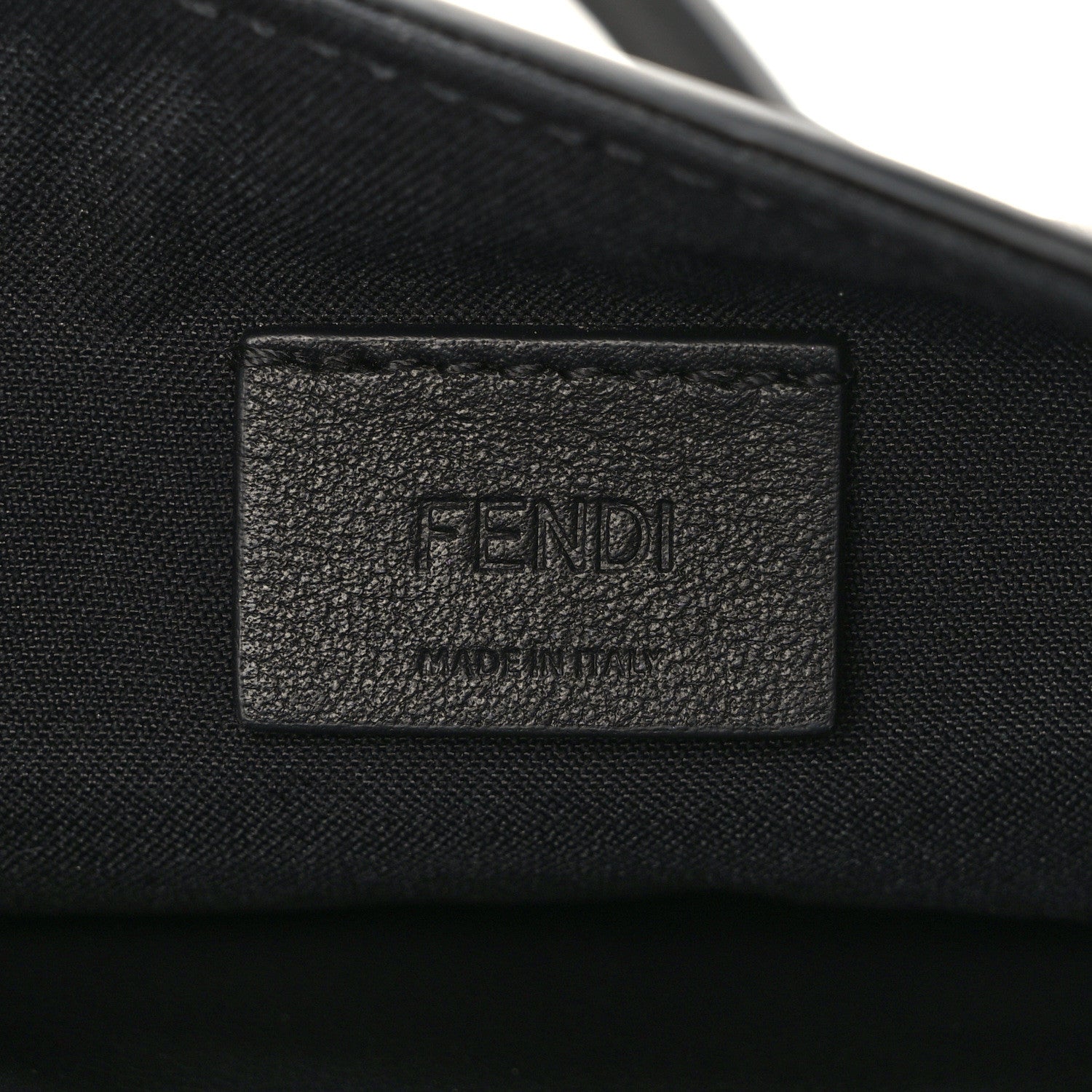 Fendi Vitello Grace Matte Duo Baguette Black 5 of 9