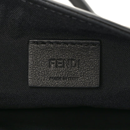 Fendi Vitello Grace Matte Duo Baguette Black 5 of 9