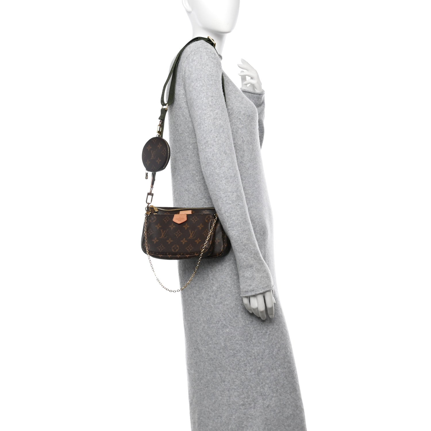 Louis Vuitton Monogram Multi Pochette Accessories Kaki 2 of 10