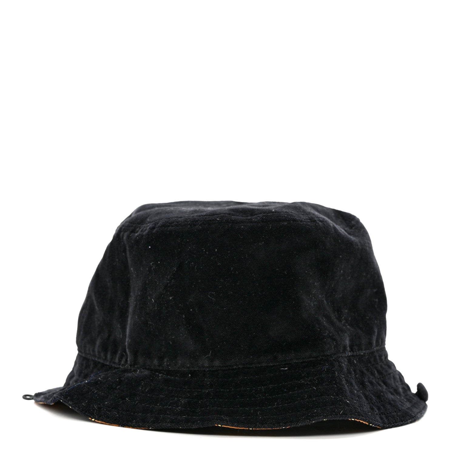 Gucci Canvas Velour Printed Reversible Bucket Hat L Black Multi 5 of 10