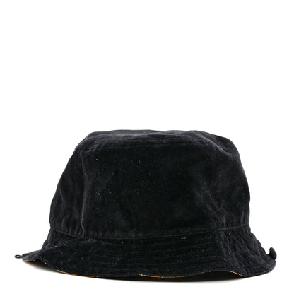 Gucci Canvas Velour Printed Reversible Bucket Hat L Black Multi 5 of 10