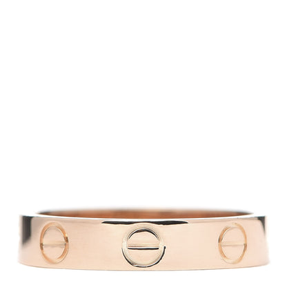 Cartier 18K Pink Gold 3.5mm LOVE Wedding Band Ring 49 4.75 1 of 4