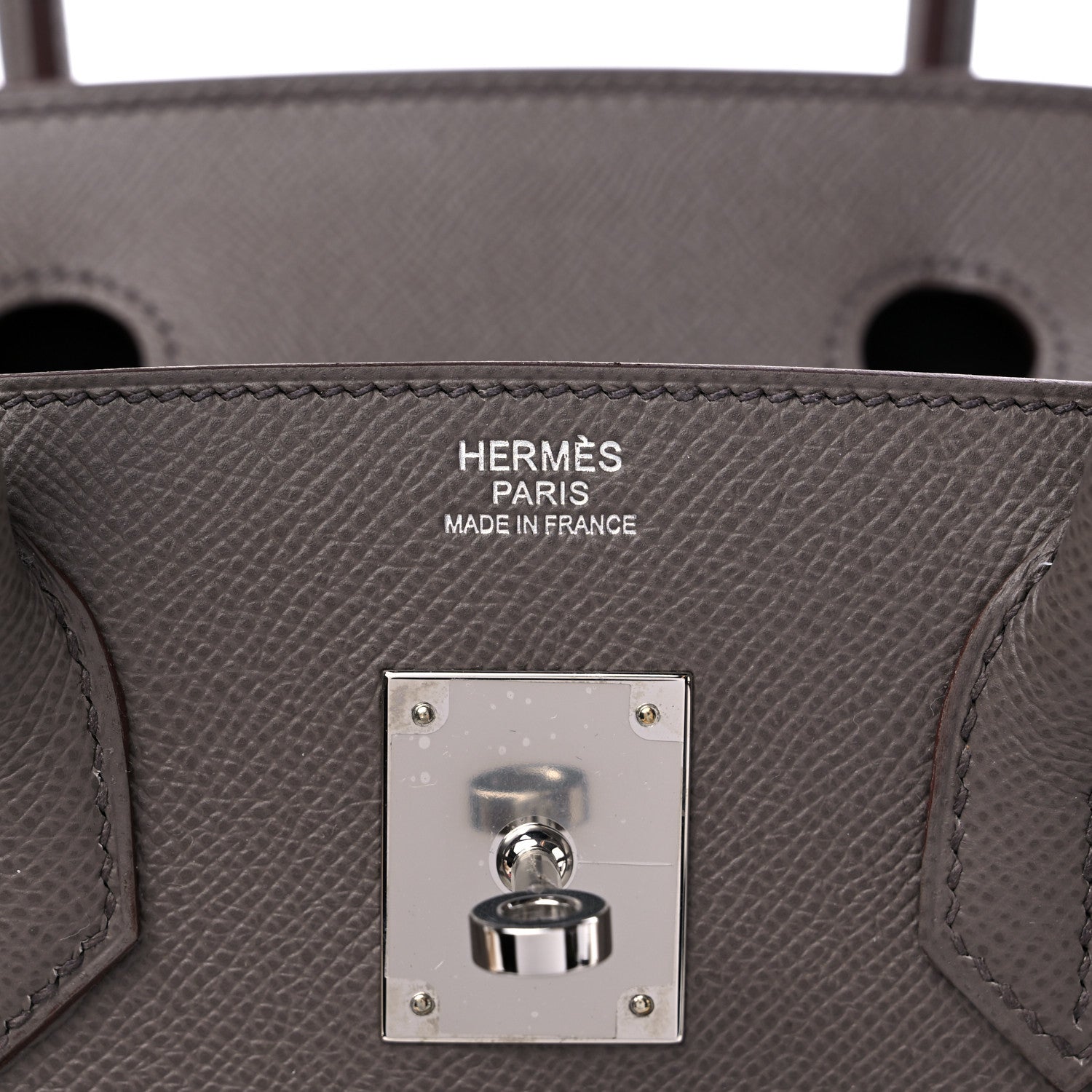Hermes Epsom Birkin Sellier 30 Etain 6 of 10