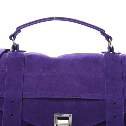 Proenza Schouler Suede Medium PS1 Satchel Amethyst 13 of 14