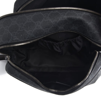 Gucci GG Supreme Monogram Toiletry Case Black Grey 6 of 14