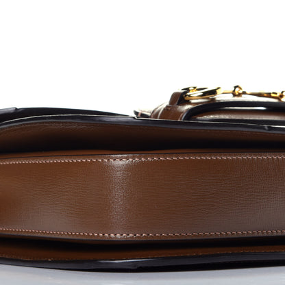 Gucci GG Supreme Monogram Horsebit 1955 Shoulder Bag Beige Brown Sugar 8 of 9