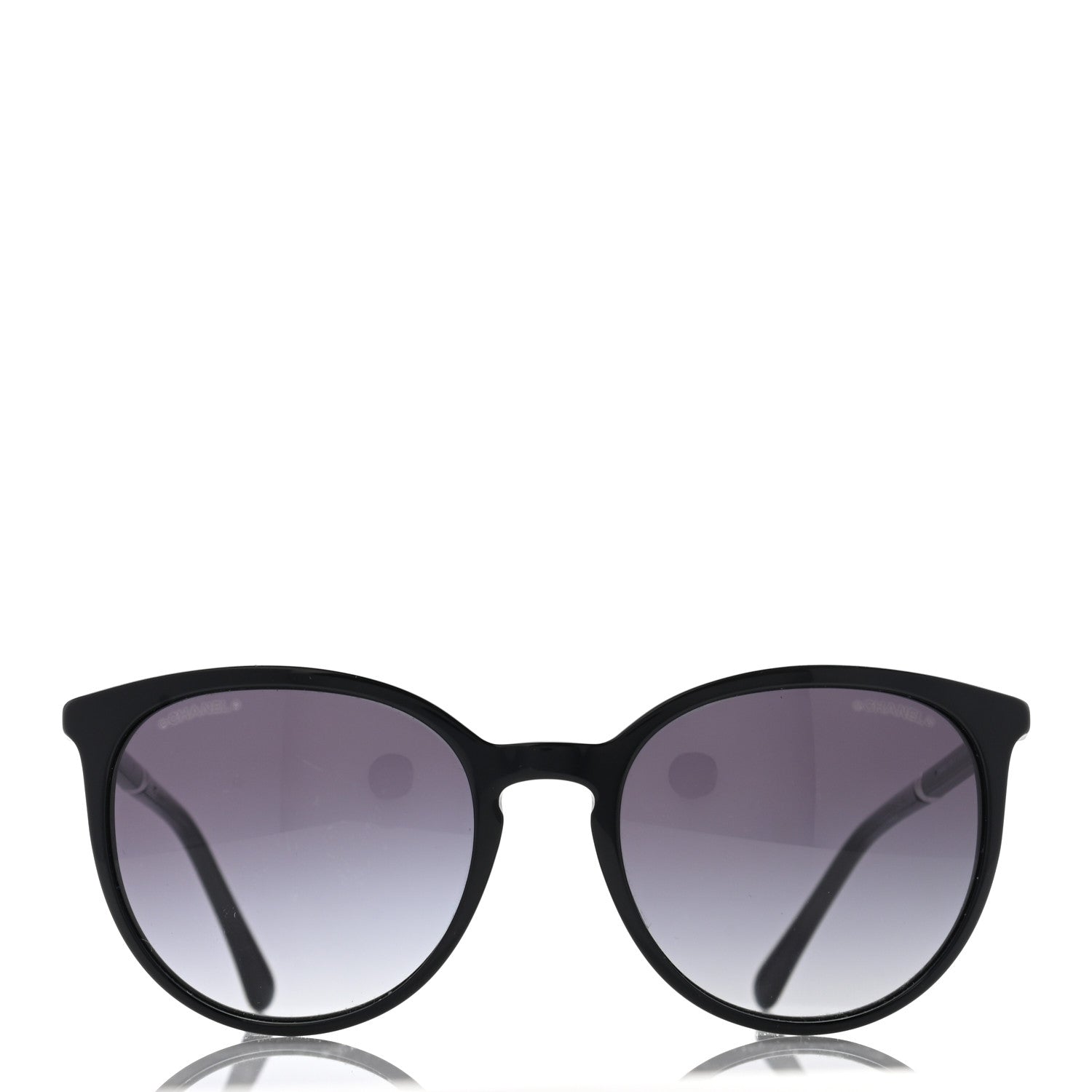 Chanel Acetate Butterfly Pearl Sunglasses 5394 Black 2 of 8