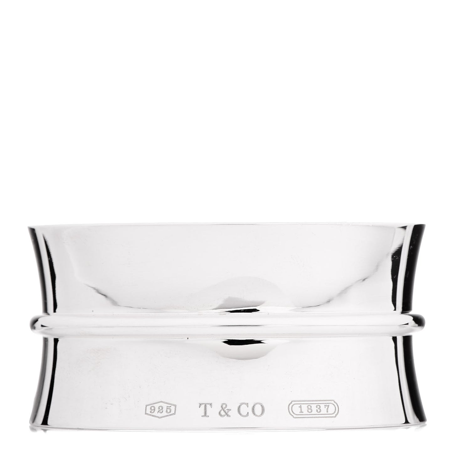 Sterling Silver Wide 1837 Cuff Bracelet