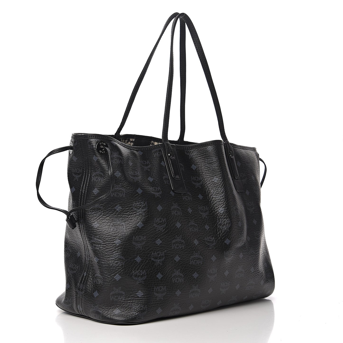 Visetos Large Liz Reversible Shopper Tote Black