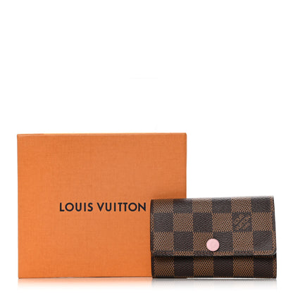 Louis Vuitton Damier Ebene Multicles 6 Key Holder Rose Ballerine 13 of 13