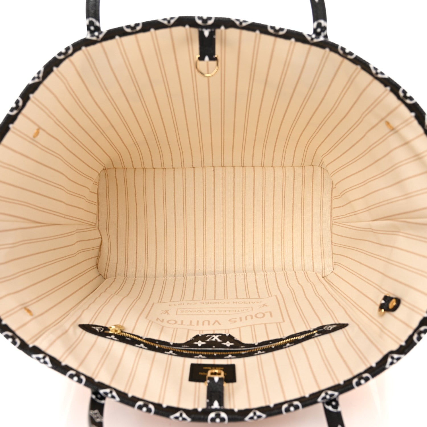 Louis Vuitton Monogram Giant Jungle Neverfull MM Ivory 6 of 10