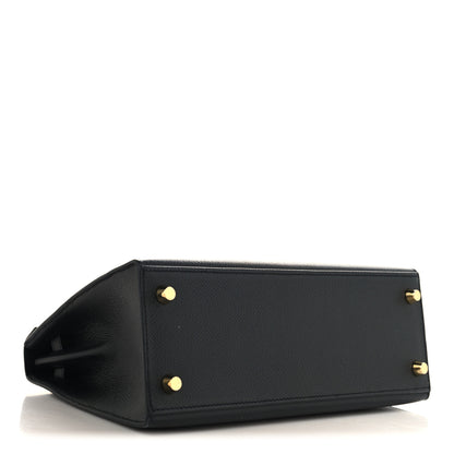 Hermes Epsom Kelly Sellier 25 Black 4 of 10