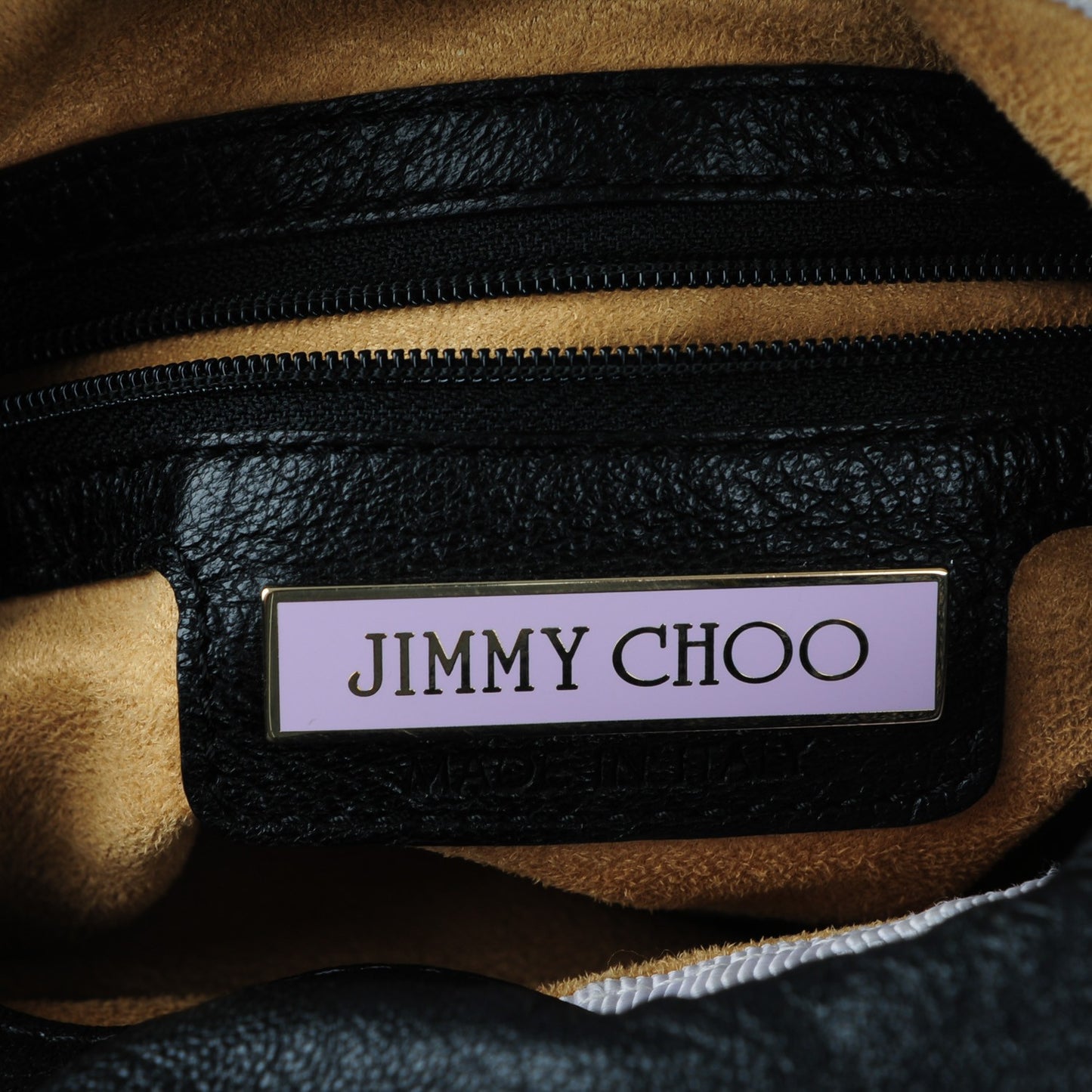 Calfskin Studded Small Sky Hobo Black