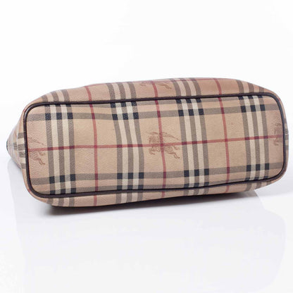 Burberry Haymarket Check Large Tote Brown 4 of 8