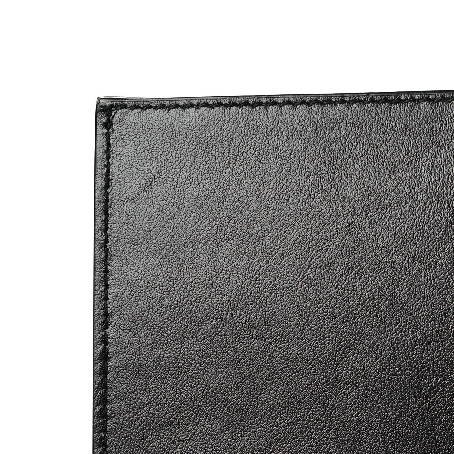 Saint Laurent Calfskin Star Print Monogram Kate Tassel Chain Wallet Black Silver 11 of 11