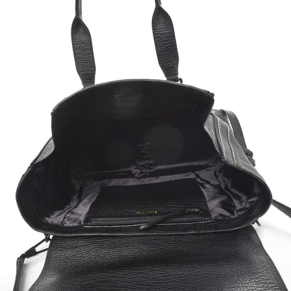 3.1 Phillip Lim 3.1 Textured Calfskin Large Pashli Satchel Black 6 of 8
