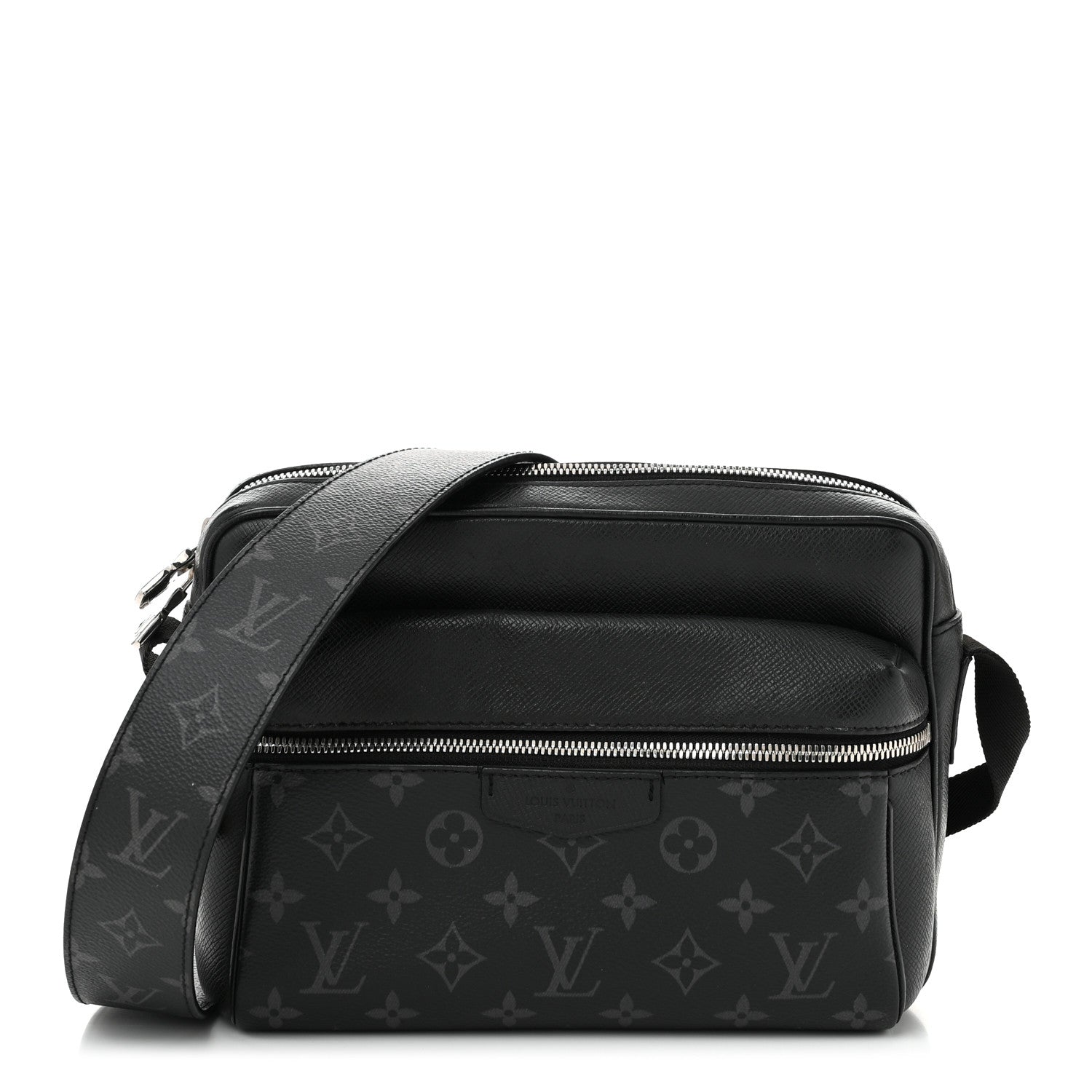 Louis Vuitton Taiga Monogram Eclipse Outdoor Messenger Black 1 of 10