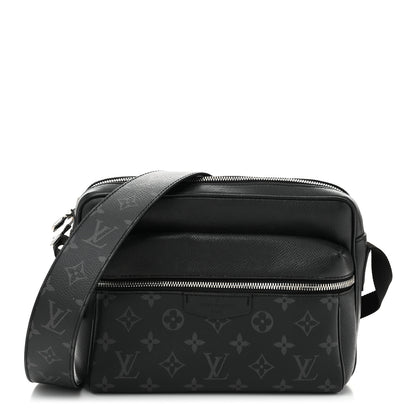 Louis Vuitton Taiga Monogram Eclipse Outdoor Messenger Black 1 of 10