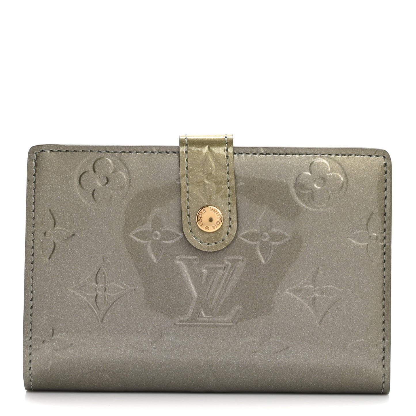 Vernis French Purse Wallet Gris Art Deco