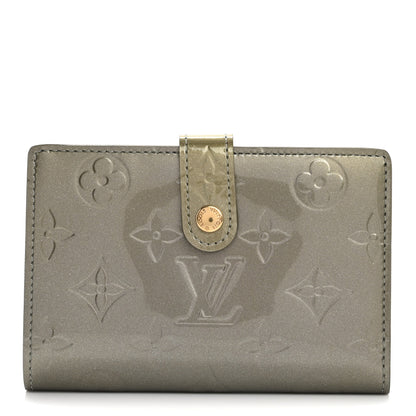 Louis Vuitton Vernis French Purse Wallet Gris Art Deco 1 of 8