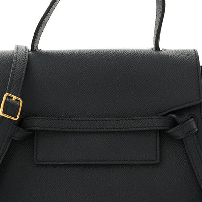 Celine Grained Calfskin Nano Belt Bag Navy 8 of 12