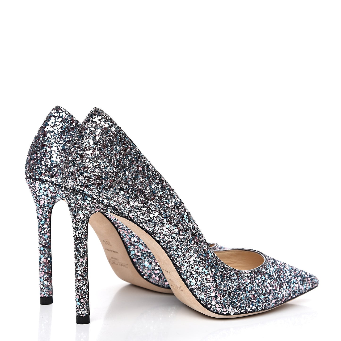Coarse Glitter Romy 100 Pumps 38.5 Multicolor