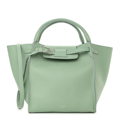 Celine Supple Grained Calfskin Long Strap Small Big Bag Almond 1 of 8