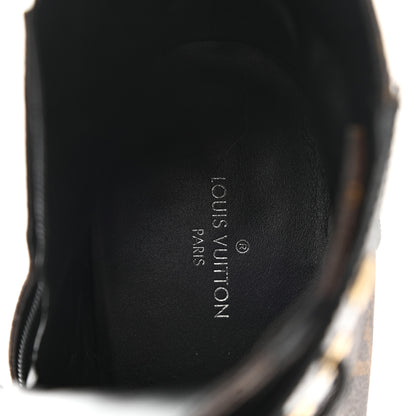 Louis Vuitton Patent Calfskin Monogram Star Trail Ankle Boots 40 Black 7 of 16