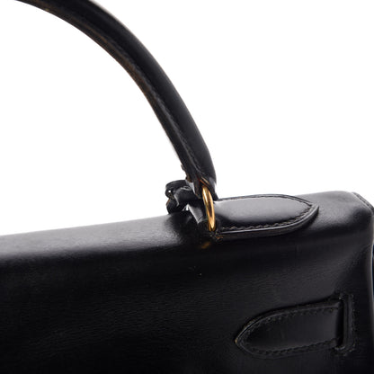 Hermes Box Kelly Retourne 32 Black 45 of 49
