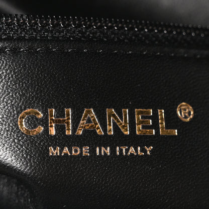 Chanel Lambskin Quilted On And On Medium Chain Flap Black 6 of 10