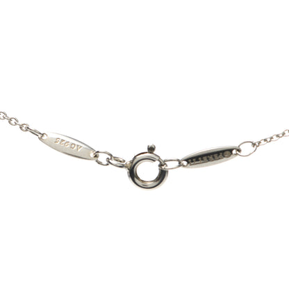 Tiffany Sterling Silver Diamond .05ct Elsa Peretti Diamonds by the Yard Pendant Necklace 5 of 6