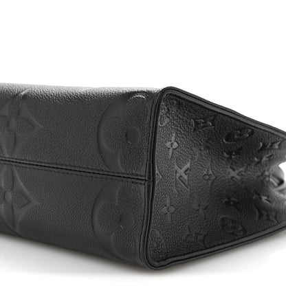 Louis Vuitton Empreinte Monogram Giant Onthego PM Black 9 of 10