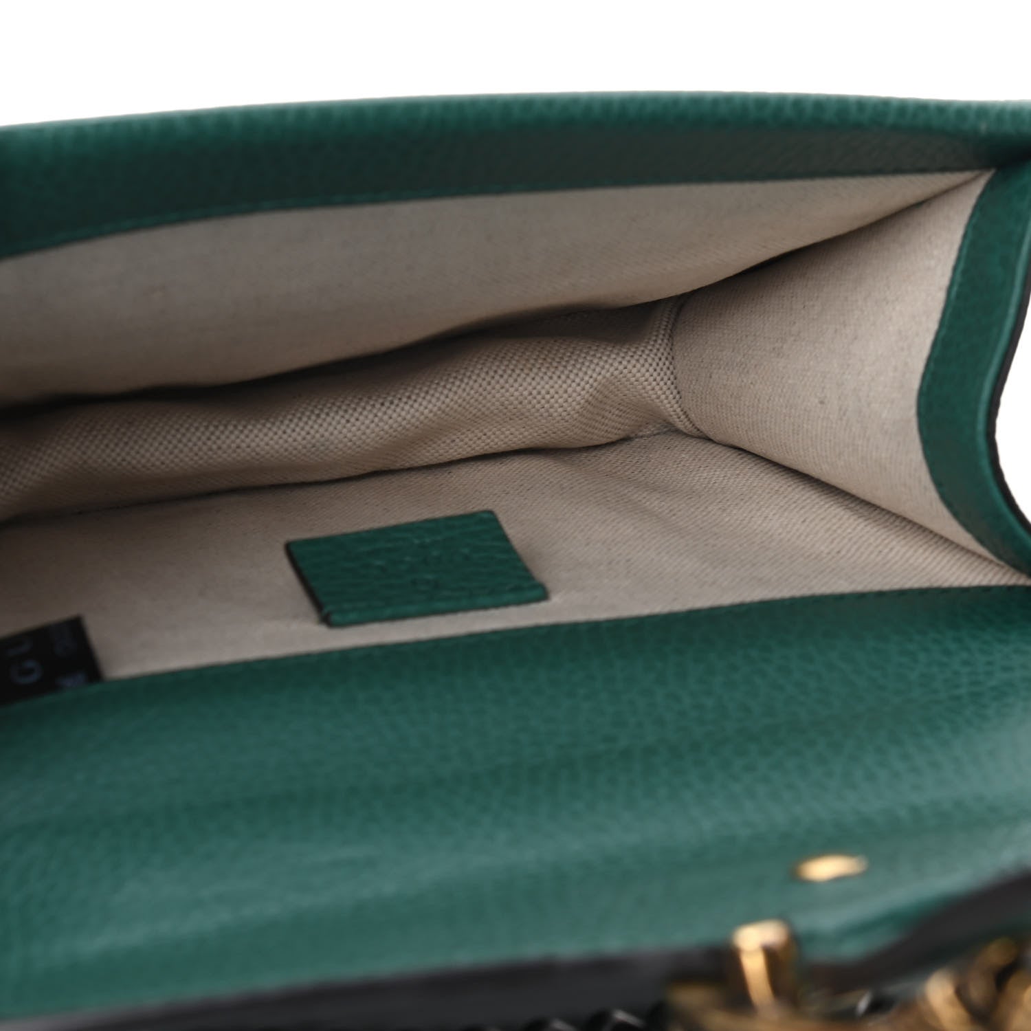 Gucci Calfskin Mini Dionysus Shoulder Bag Emerald 4 of 4