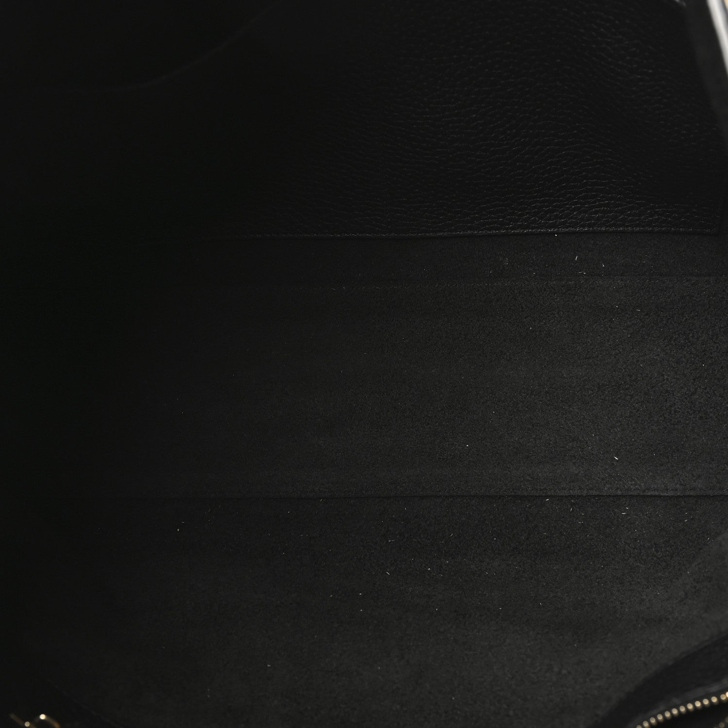 Valentino Garavani Grained Calfskin Small Rockstud Shoulder Tote Black 5 of 9